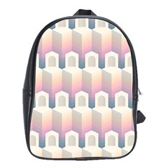 Seamless Pattern Background Entrance School Bag (xl)