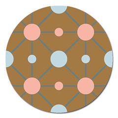 Planets Planet Around Rounds Magnet 5  (round)