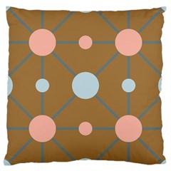 Planets Planet Around Rounds Large Cushion Case (two Sides)