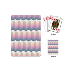 Seamless Pattern Background Block Playing Cards (mini) by HermanTelo