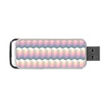 Seamless Pattern Background Block Portable USB Flash (Two Sides) Front