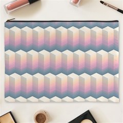 Seamless Pattern Background Block Cosmetic Bag (xxxl)