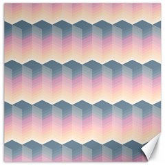 Seamless Pattern Background Block Pink Canvas 12  X 12 