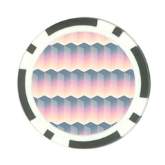 Seamless Pattern Background Block Pink Poker Chip Card Guard by HermanTelo