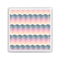 Seamless Pattern Background Block Pink Memory Card Reader (square) by HermanTelo