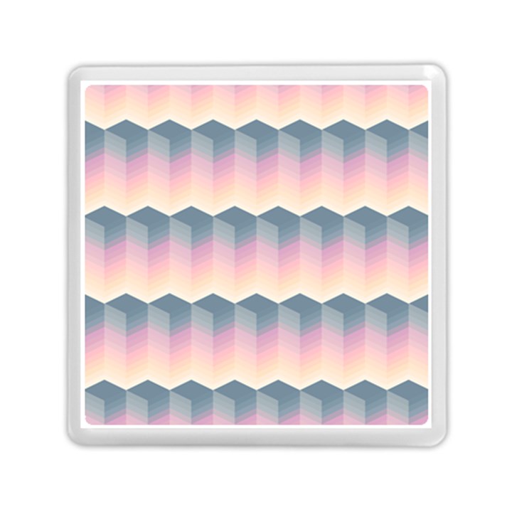 Seamless Pattern Background Block Pink Memory Card Reader (Square)