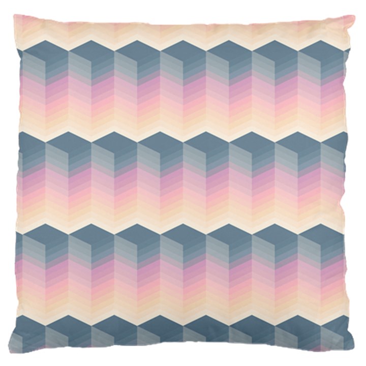 Seamless Pattern Background Block Pink Large Cushion Case (One Side)