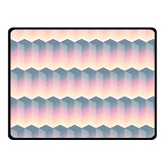 Seamless Pattern Background Block Pink Double Sided Fleece Blanket (small) 