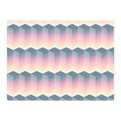 Seamless Pattern Background Block Pink Double Sided Flano Blanket (mini) 