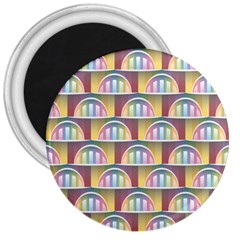 Seamless Pattern Background Abstract 3  Magnets by HermanTelo