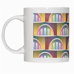 Seamless Pattern Background Abstract White Mugs by HermanTelo