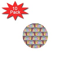 Seamless Pattern Background Abstract 1  Mini Buttons (10 Pack) 