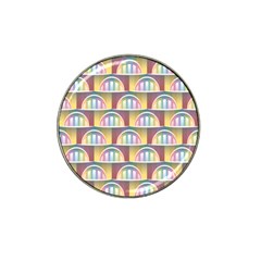 Seamless Pattern Background Abstract Hat Clip Ball Marker (4 Pack)