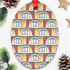 Seamless Pattern Background Abstract Oval Ornament (two Sides)