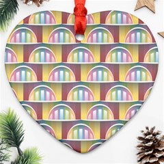 Seamless Pattern Background Abstract Heart Ornament (two Sides)