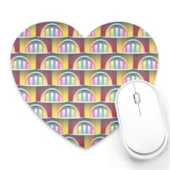 Seamless Pattern Background Abstract Heart Mousepads