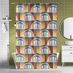 Seamless Pattern Background Abstract Shower Curtain 48  X 72  (small) 