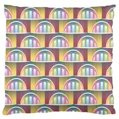 Seamless Pattern Background Abstract Large Flano Cushion Case (two Sides) by HermanTelo