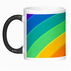 Rainbow Background Colorful Morph Mugs