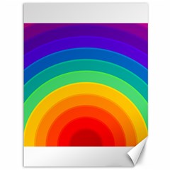 Rainbow Background Colorful Canvas 36  X 48  by HermanTelo