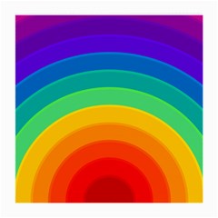 Rainbow Background Colorful Medium Glasses Cloth (2-side)