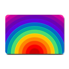 Rainbow Background Colorful Small Doormat 