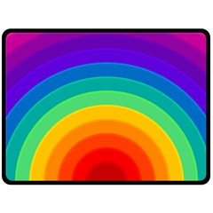 Rainbow Background Colorful Fleece Blanket (large) 