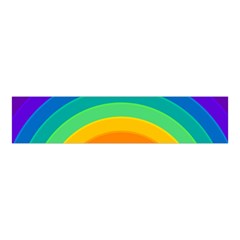 Rainbow Background Colorful Velvet Scrunchie