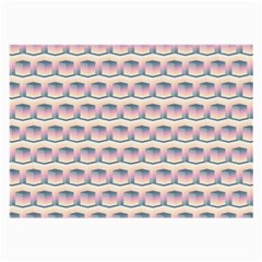 Seamless Pattern Background Cube Large Glasses Cloth (2-side)