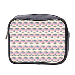 Seamless Pattern Background Cube Mini Toiletries Bag (two Sides)