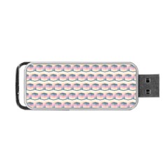 Seamless Pattern Background Cube Portable Usb Flash (two Sides)