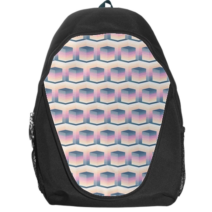 Seamless Pattern Background Cube Backpack Bag