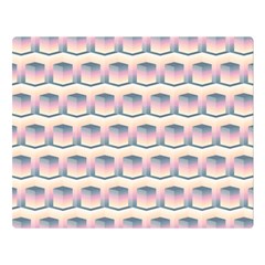 Seamless Pattern Background Cube Double Sided Flano Blanket (large) 