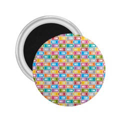 Seamless Pattern Background Abstract Rainbow 2 25  Magnets by HermanTelo