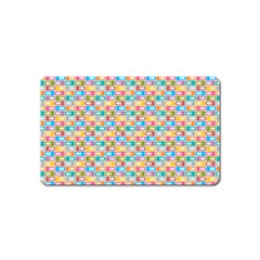 Seamless Pattern Background Abstract Rainbow Magnet (name Card)