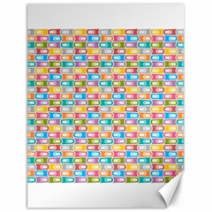 Seamless Pattern Background Abstract Rainbow Canvas 18  X 24 