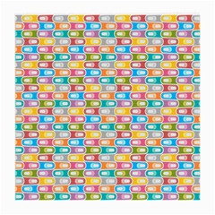 Seamless Pattern Background Abstract Rainbow Medium Glasses Cloth (2-side) by HermanTelo