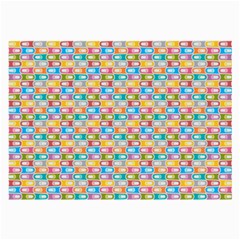 Seamless Pattern Background Abstract Rainbow Large Glasses Cloth