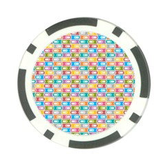 Seamless Pattern Background Abstract Rainbow Poker Chip Card Guard