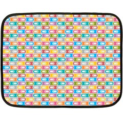 Seamless Pattern Background Abstract Rainbow Fleece Blanket (mini)