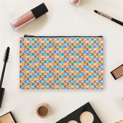 Seamless Pattern Background Abstract Rainbow Cosmetic Bag (medium)