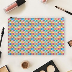 Seamless Pattern Background Abstract Rainbow Cosmetic Bag (large)