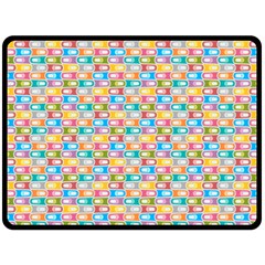 Seamless Pattern Background Abstract Rainbow Fleece Blanket (large) 