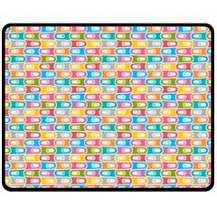 Seamless Pattern Background Abstract Rainbow Fleece Blanket (medium) 