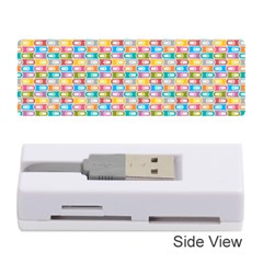 Seamless Pattern Background Abstract Rainbow Memory Card Reader (stick)