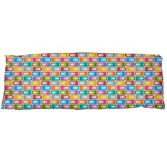 Seamless Pattern Background Abstract Rainbow Body Pillow Case (dakimakura) by HermanTelo