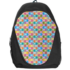 Seamless Pattern Background Abstract Rainbow Backpack Bag by HermanTelo