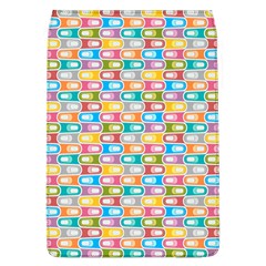 Seamless Pattern Background Abstract Rainbow Removable Flap Cover (l)