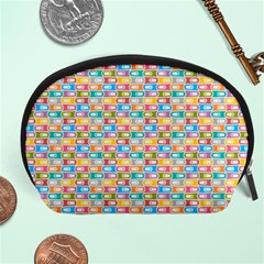 Seamless Pattern Background Abstract Rainbow Accessory Pouch (large)