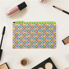 Seamless Pattern Background Abstract Rainbow Cosmetic Bag (xs)